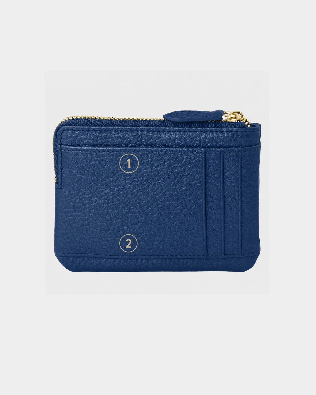 Personalisierung ALESSIA Geldbörse S 3+2CS deep blue