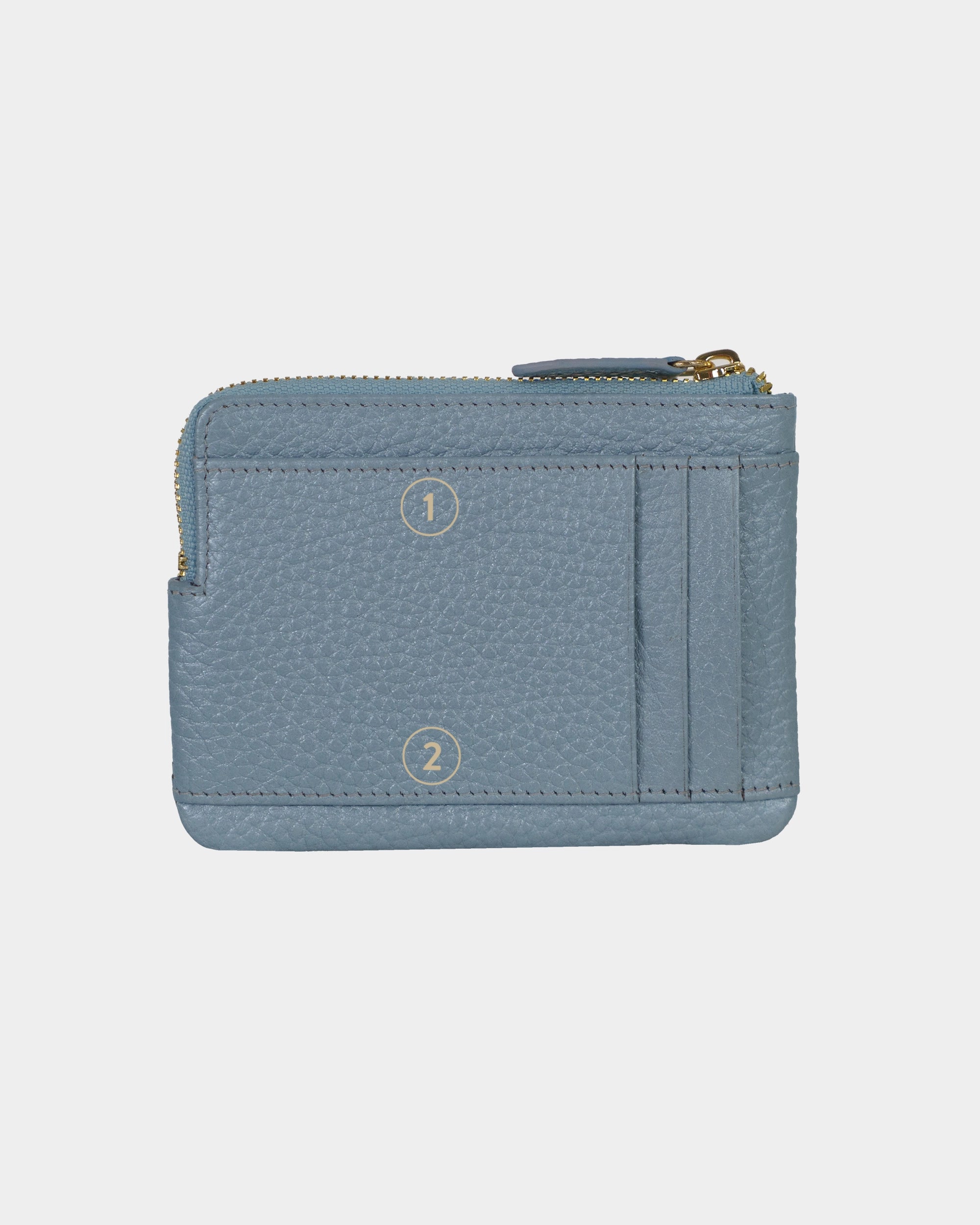 Personalisierung ALESSIA Geldbörse S 3+2CS ice blue