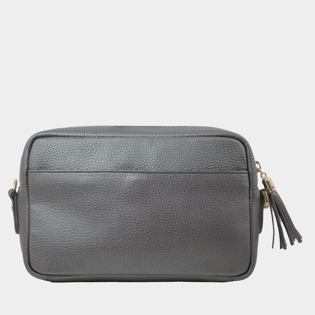 Rückansicht ALESSIA Camera Bag with Chain dark grey