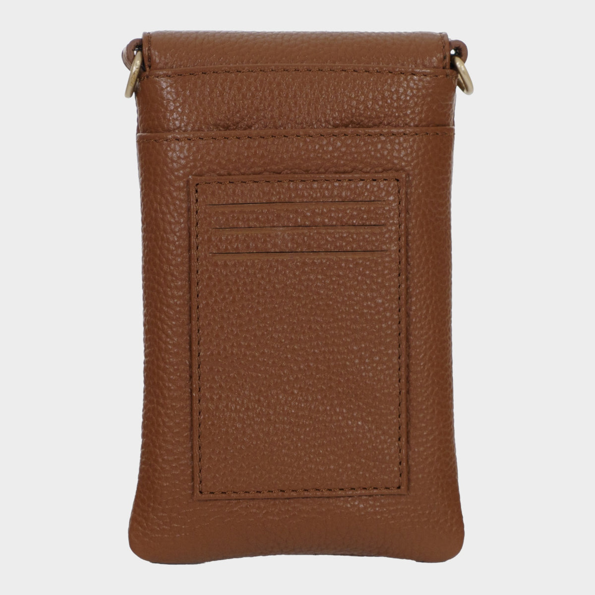 Rückansicht HANNA Phone Pouch saddle brown