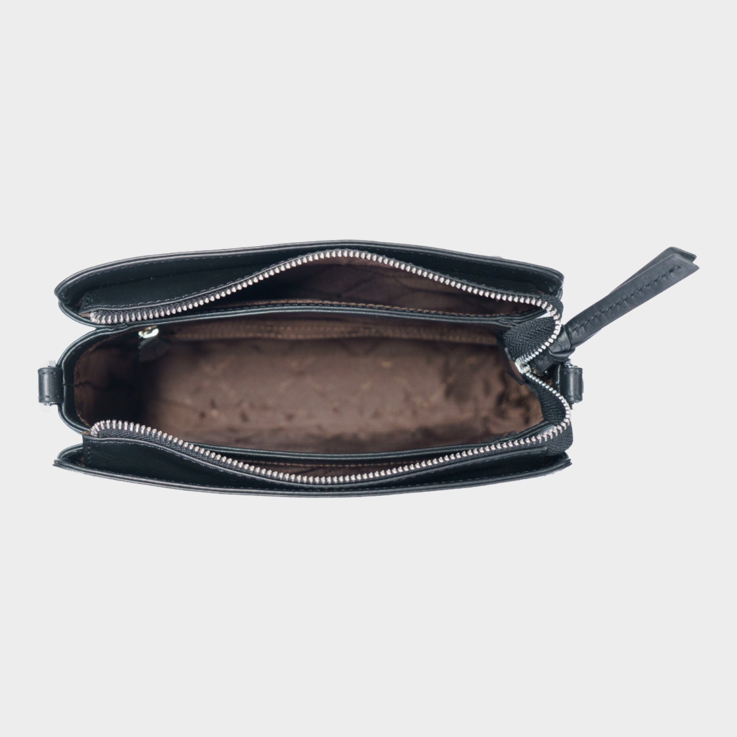 Innenansicht HANNA CLASSIC Umhängetasche RV schwarz