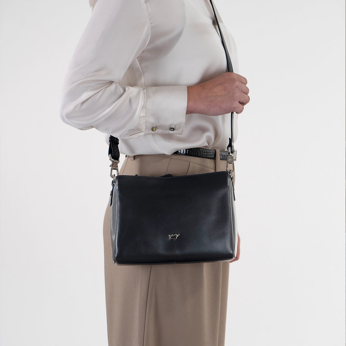 Keyfeature HANNA CLASSIC Umhängetasche RV schwarz