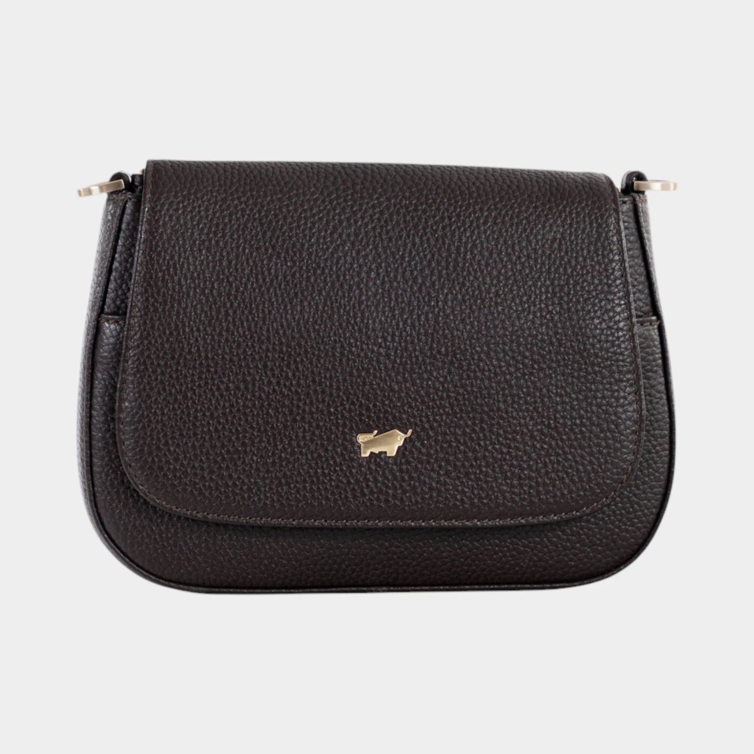 Frontansicht HANNA Flap Bag XS espresso