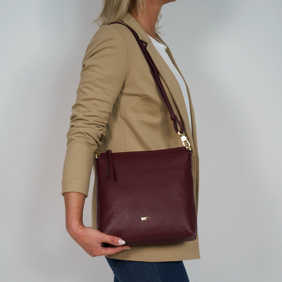 Keyfeature HANNA Umhängetasche M dark wine