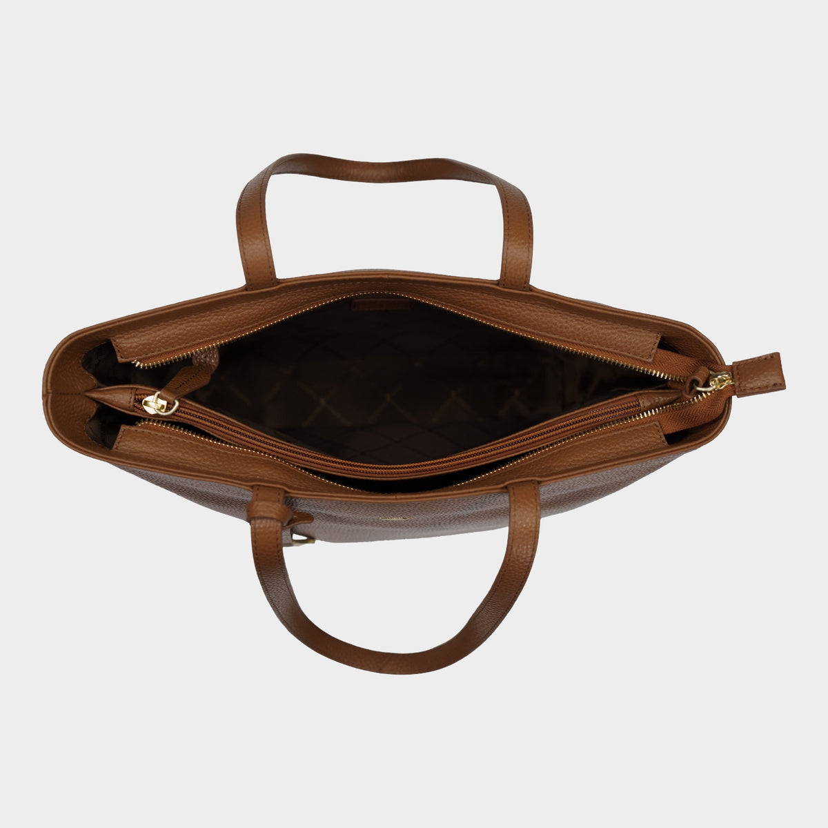 Innenansicht HANNA Shopper S saddle brown