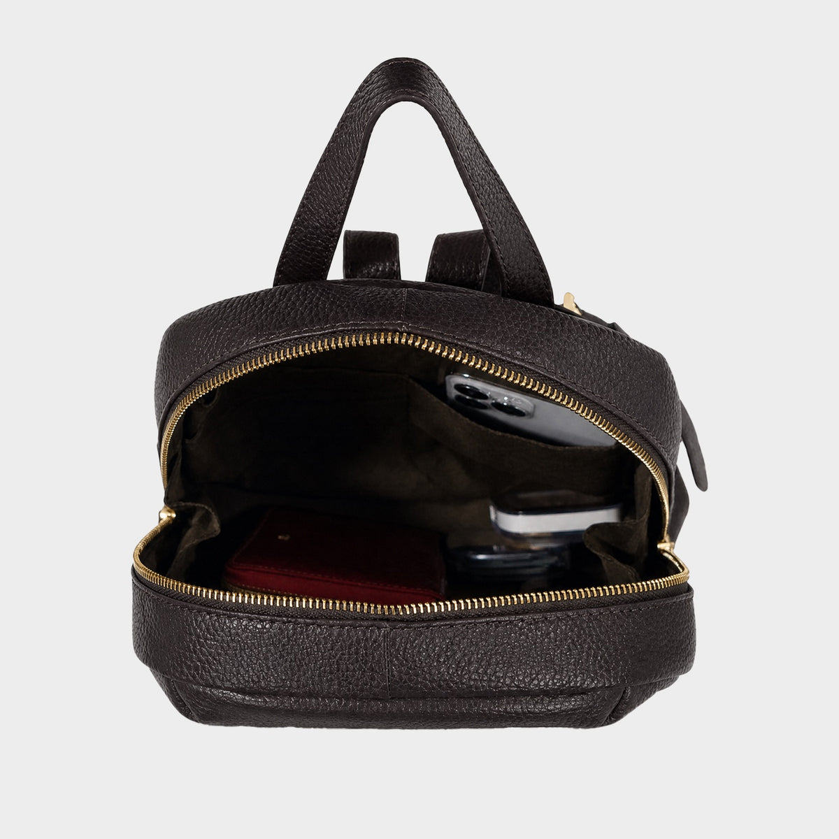 Innenansicht HANNA Rucksack S espresso
