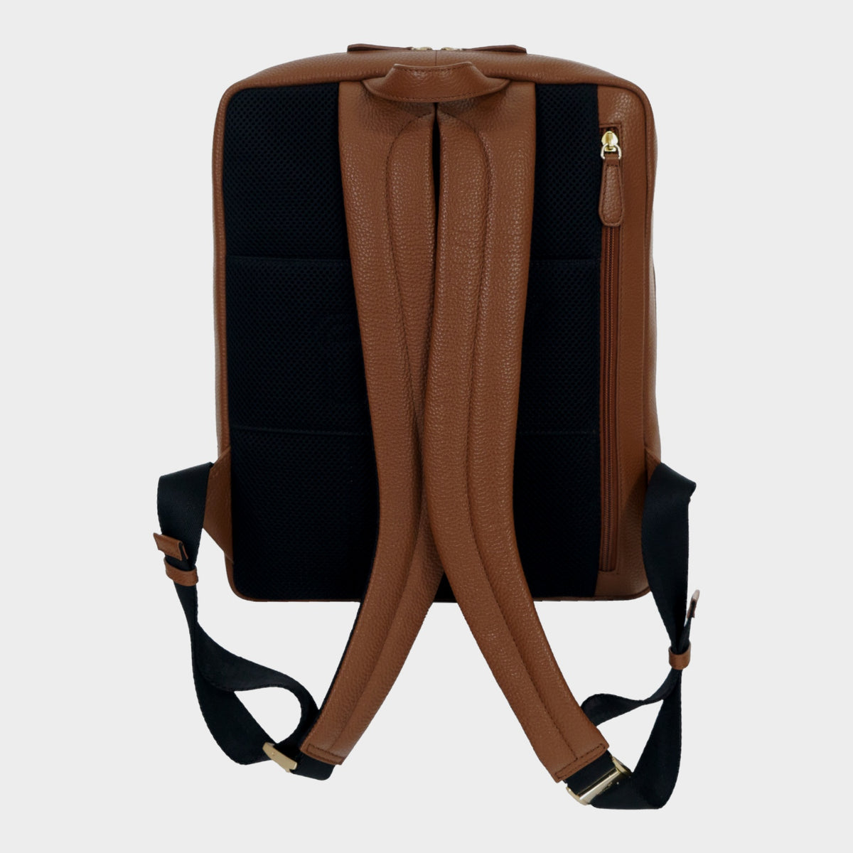 Rückansicht HANNA Rucksack M saddle brown