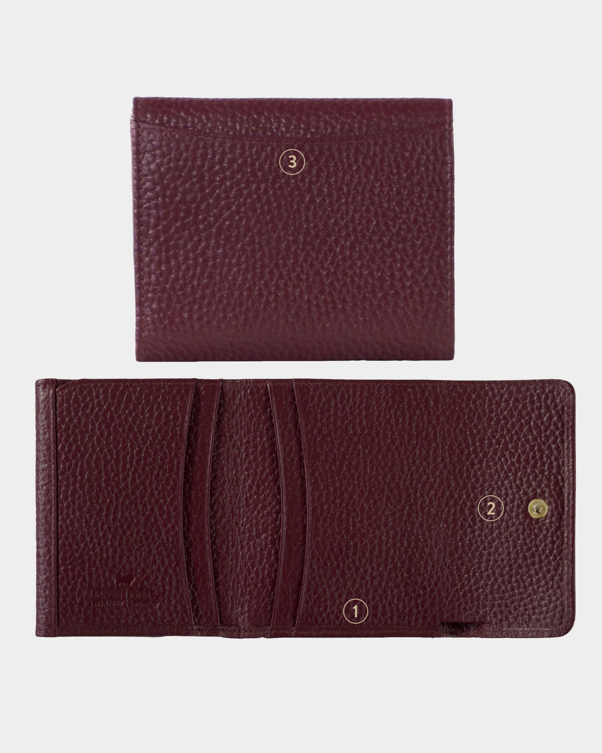 Personalisierungsbild HANNA RFID Geldbörse 5CS dark wine