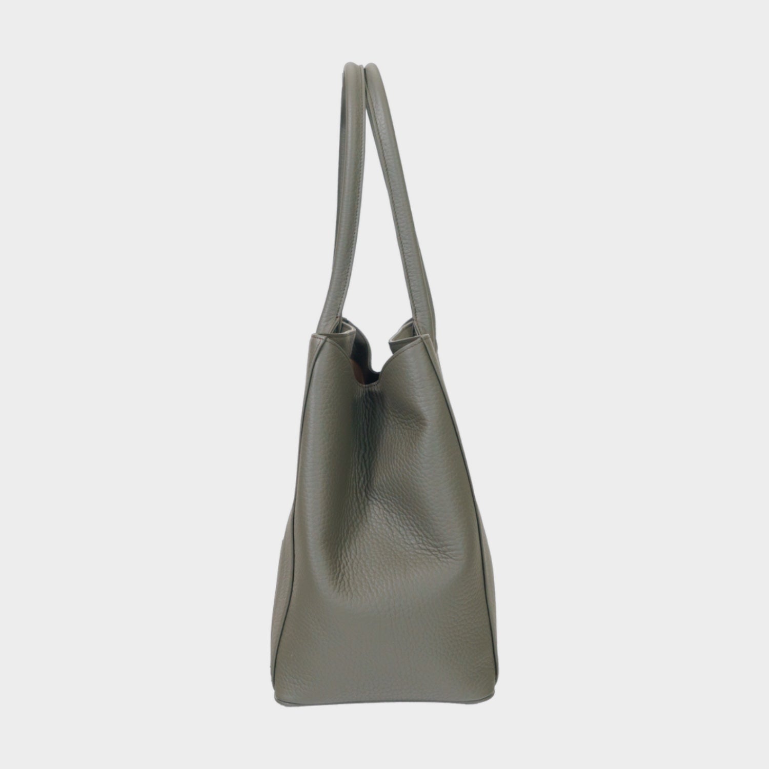 Seitenansicht Shopper L HELENE olive