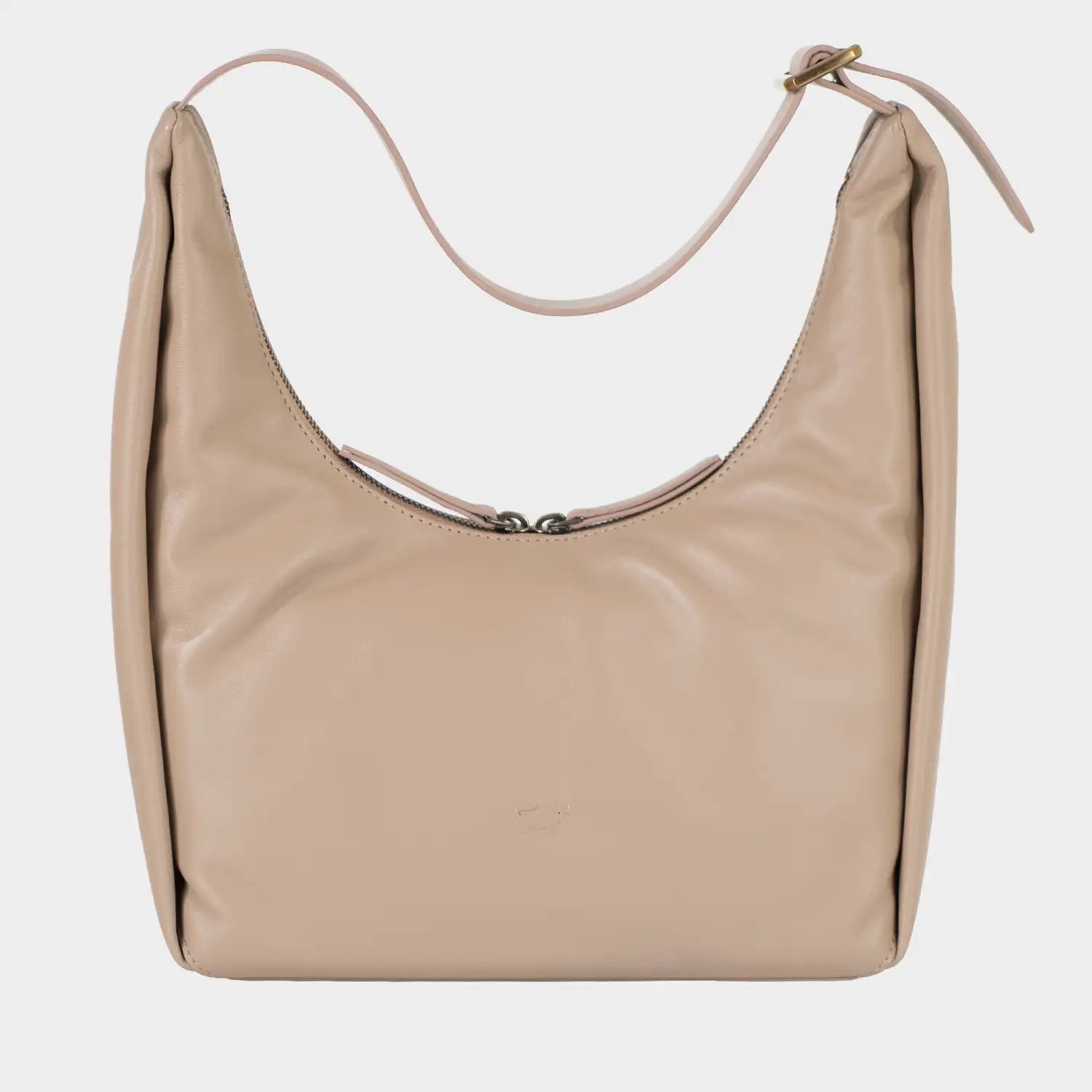 Frontansicht LOTTA Hobo Bag S sand