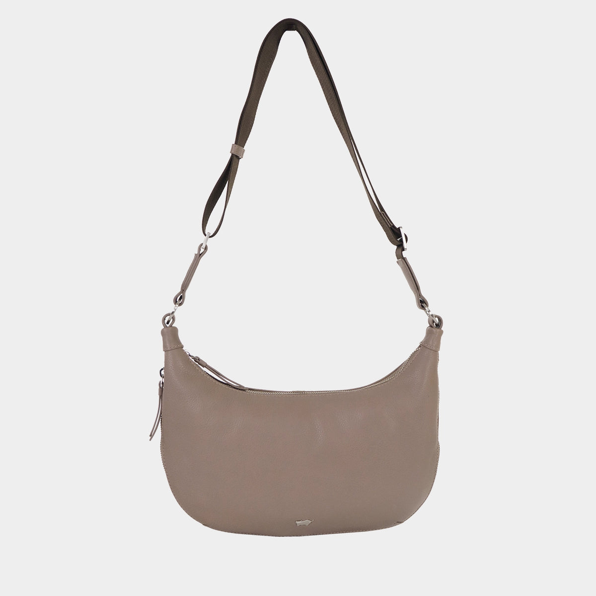 Frontansicht LIV Hobo Bag S taupe