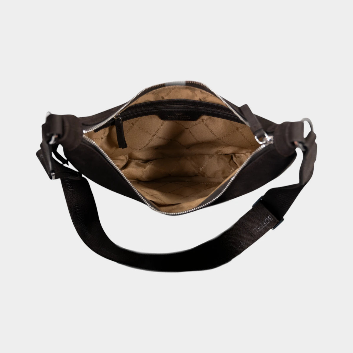 Innenansicht LIV VELVET Hobo Bag S braun