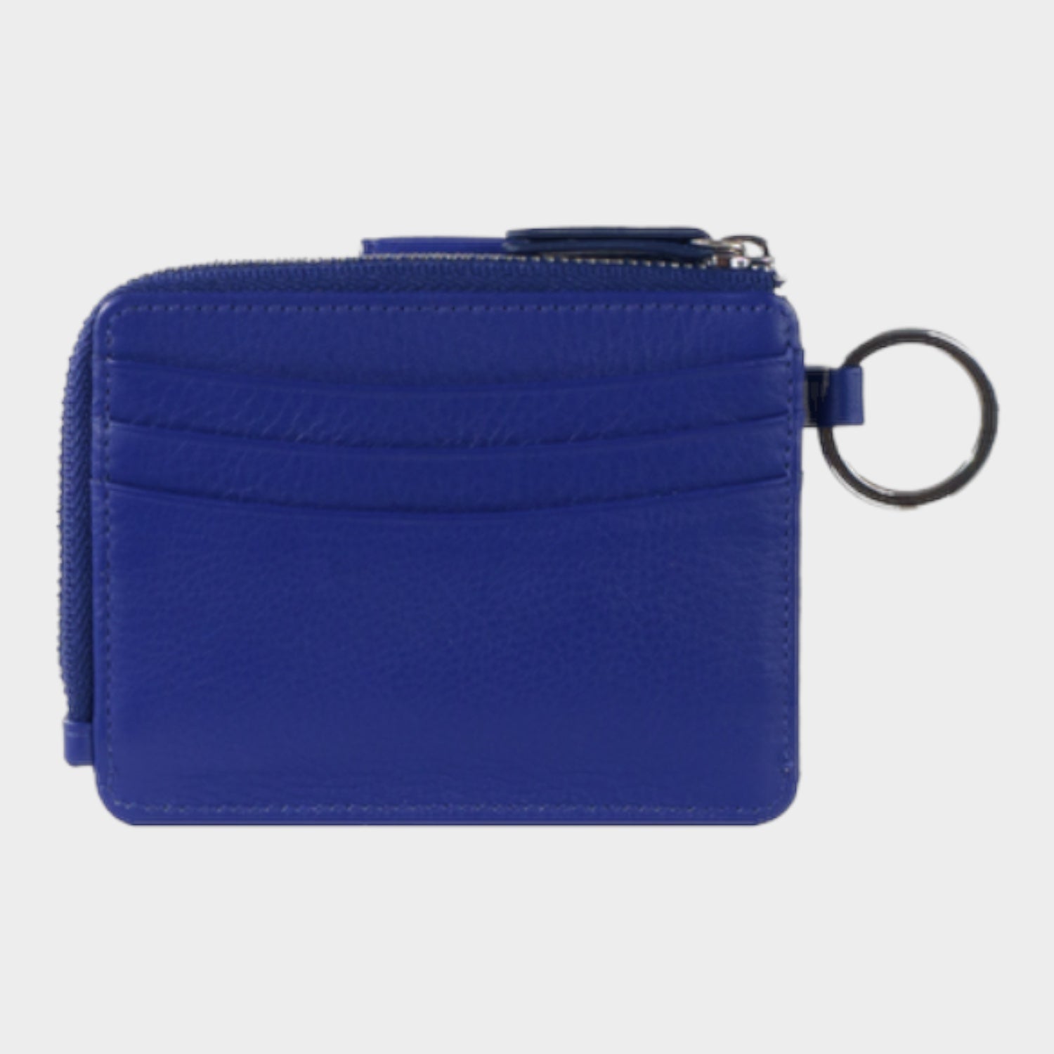 Rückansicht JOY RFID Kartenbörse mit Schlüsselring 12CS indigo violet