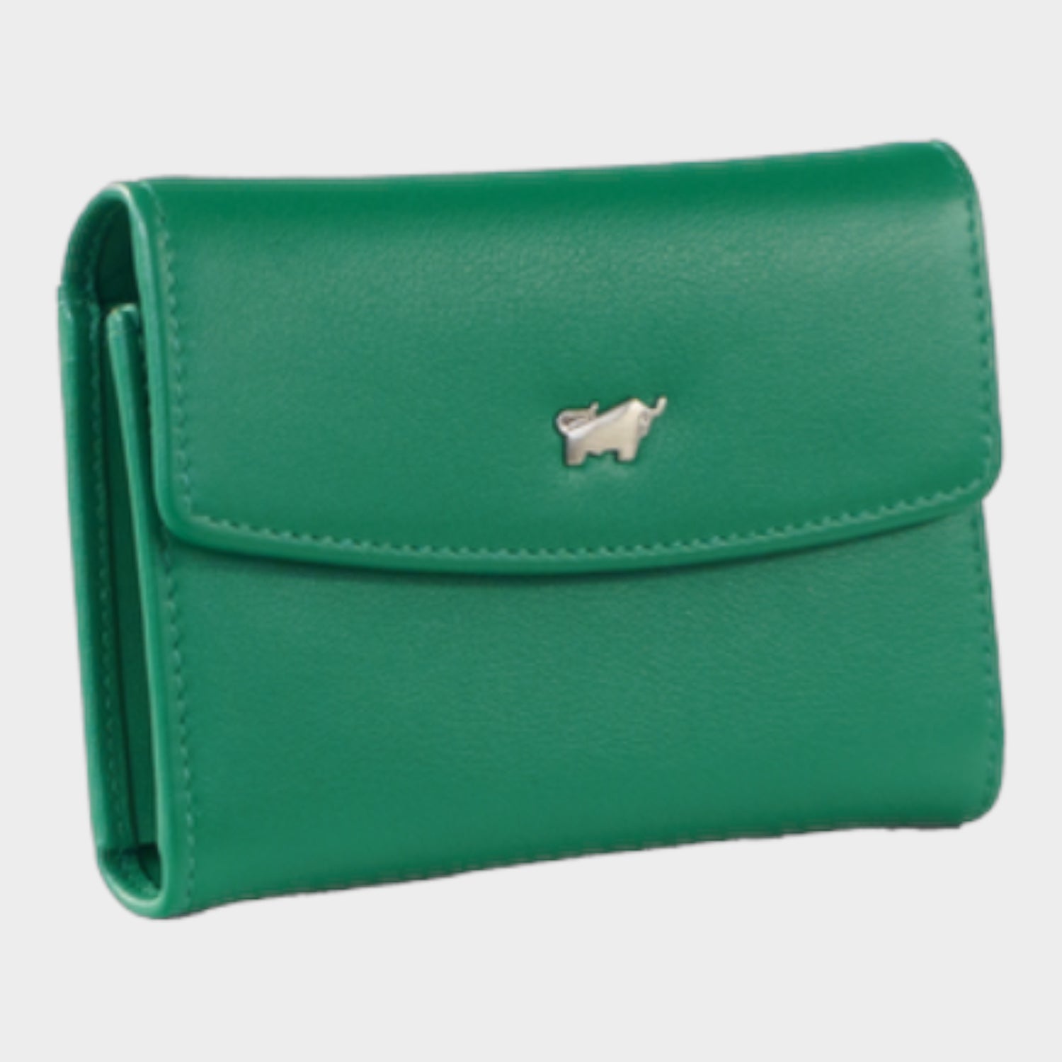 Schrägansicht JOY RFID Mini Geldbörse slim 3CS fern green