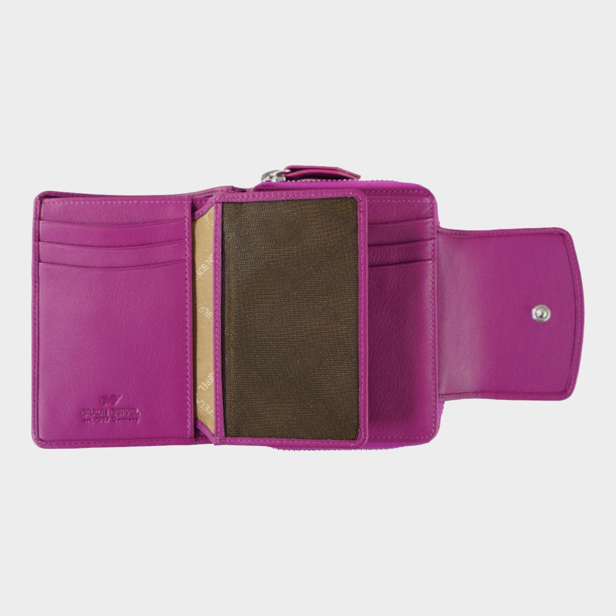 Innenansicht JOY RFID RV-Geldbörse M 8CS purple plum