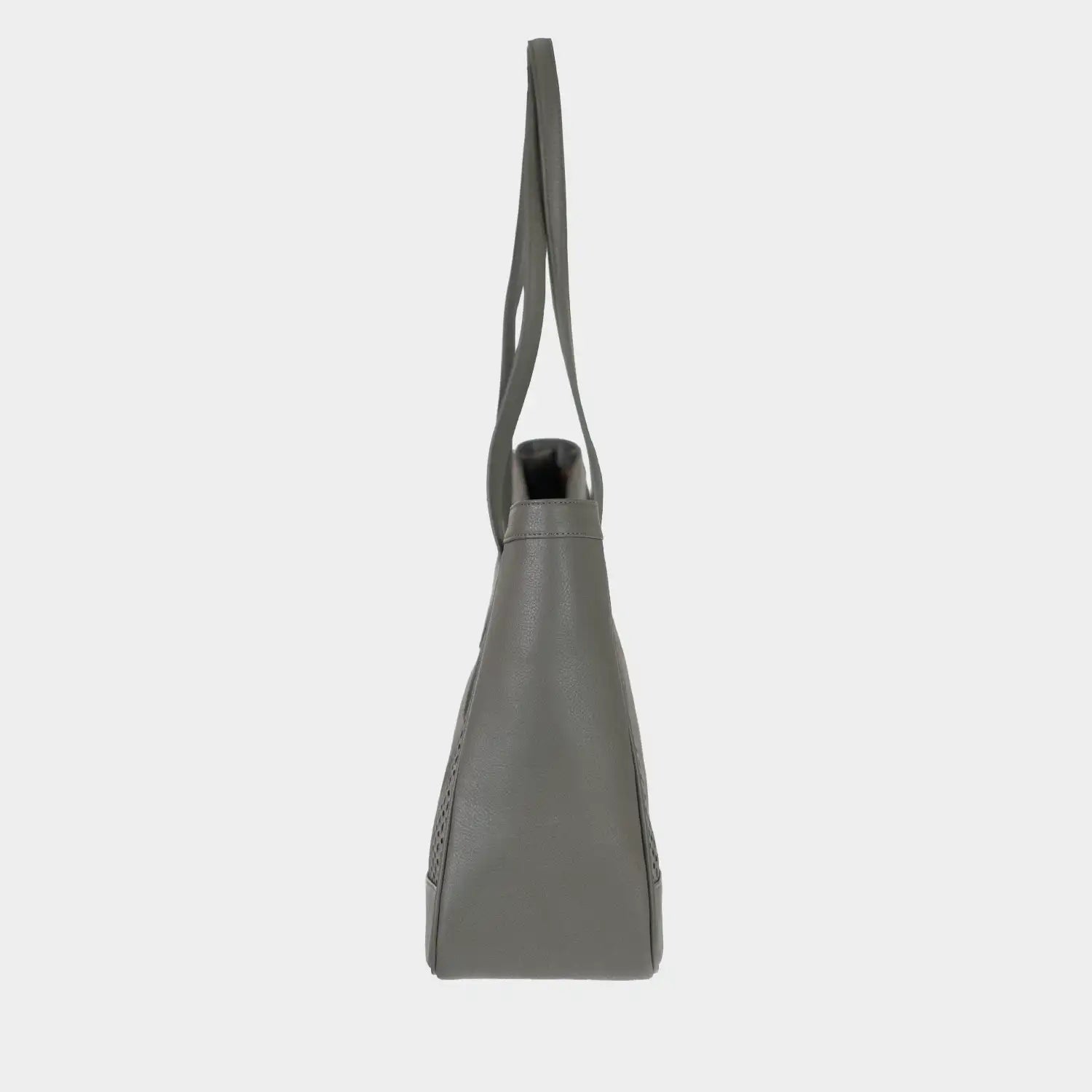 Seitenansicht STELLA Shopper L olive/ pink