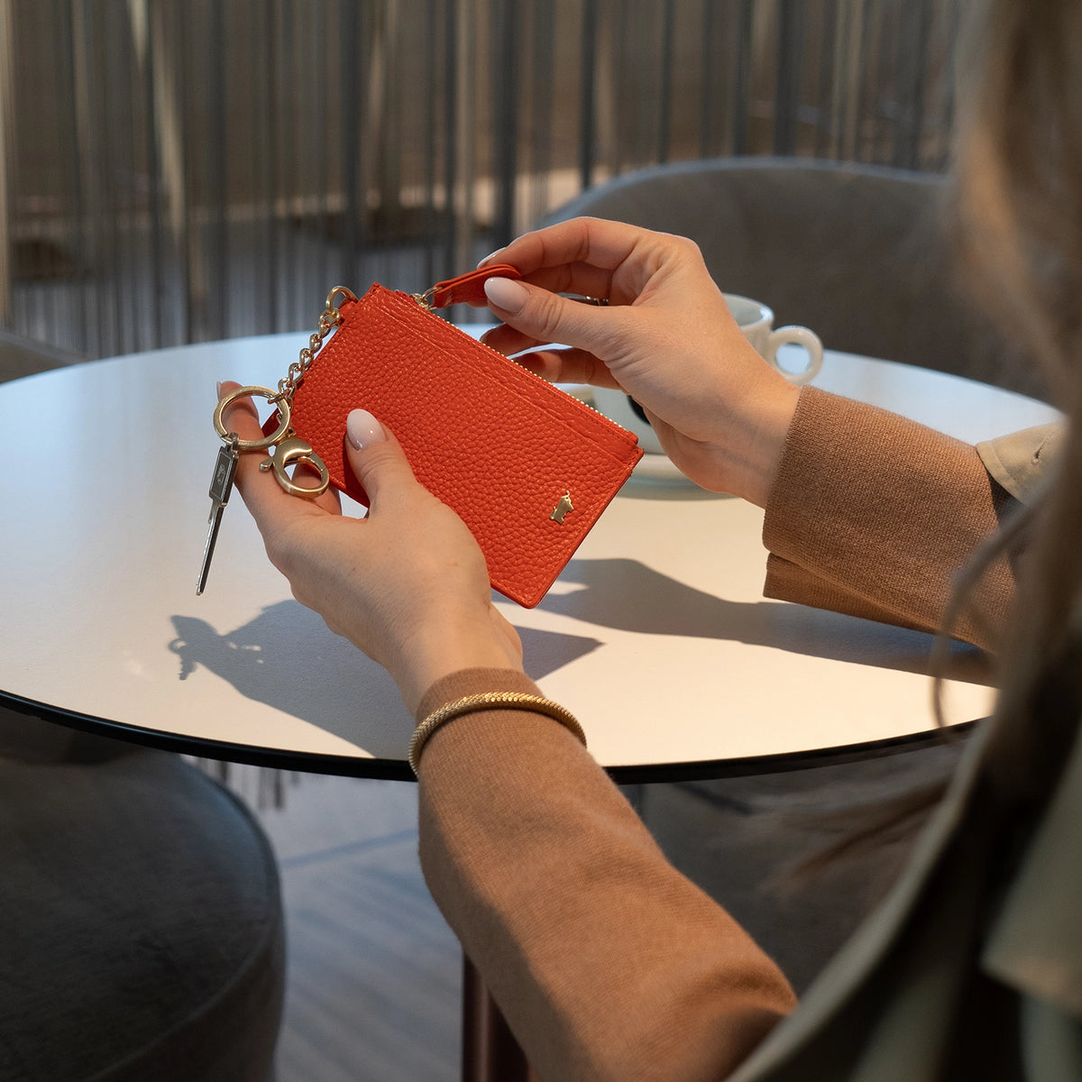 Keyfeature ASTI Geldbörse XS 4CS rich red