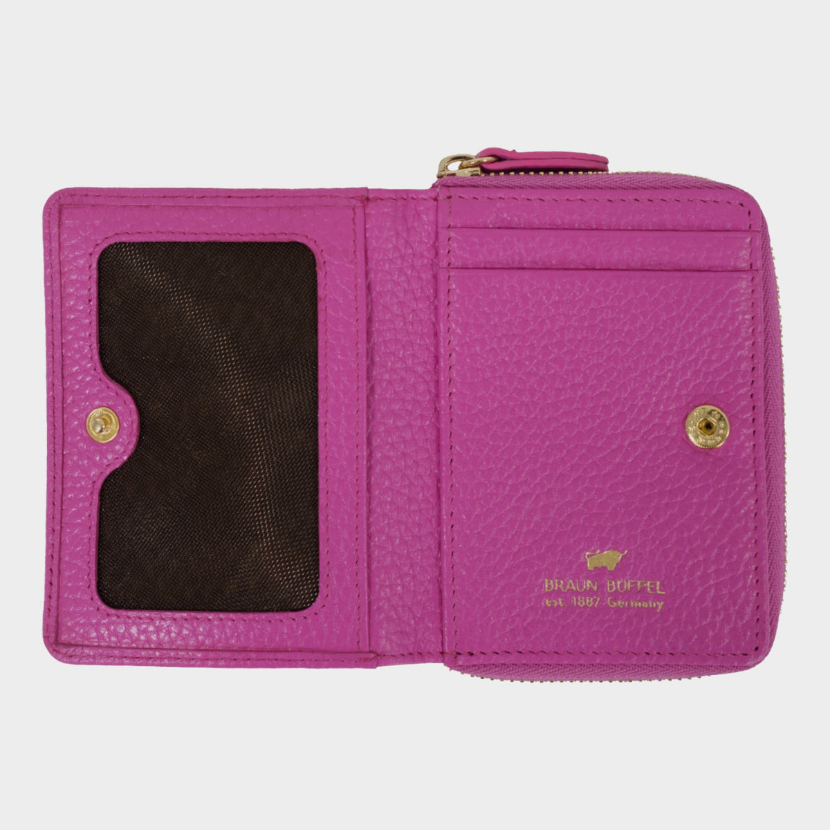 Innenansicht ASTI Mini RV-Geldbörse 5CS fuchsia