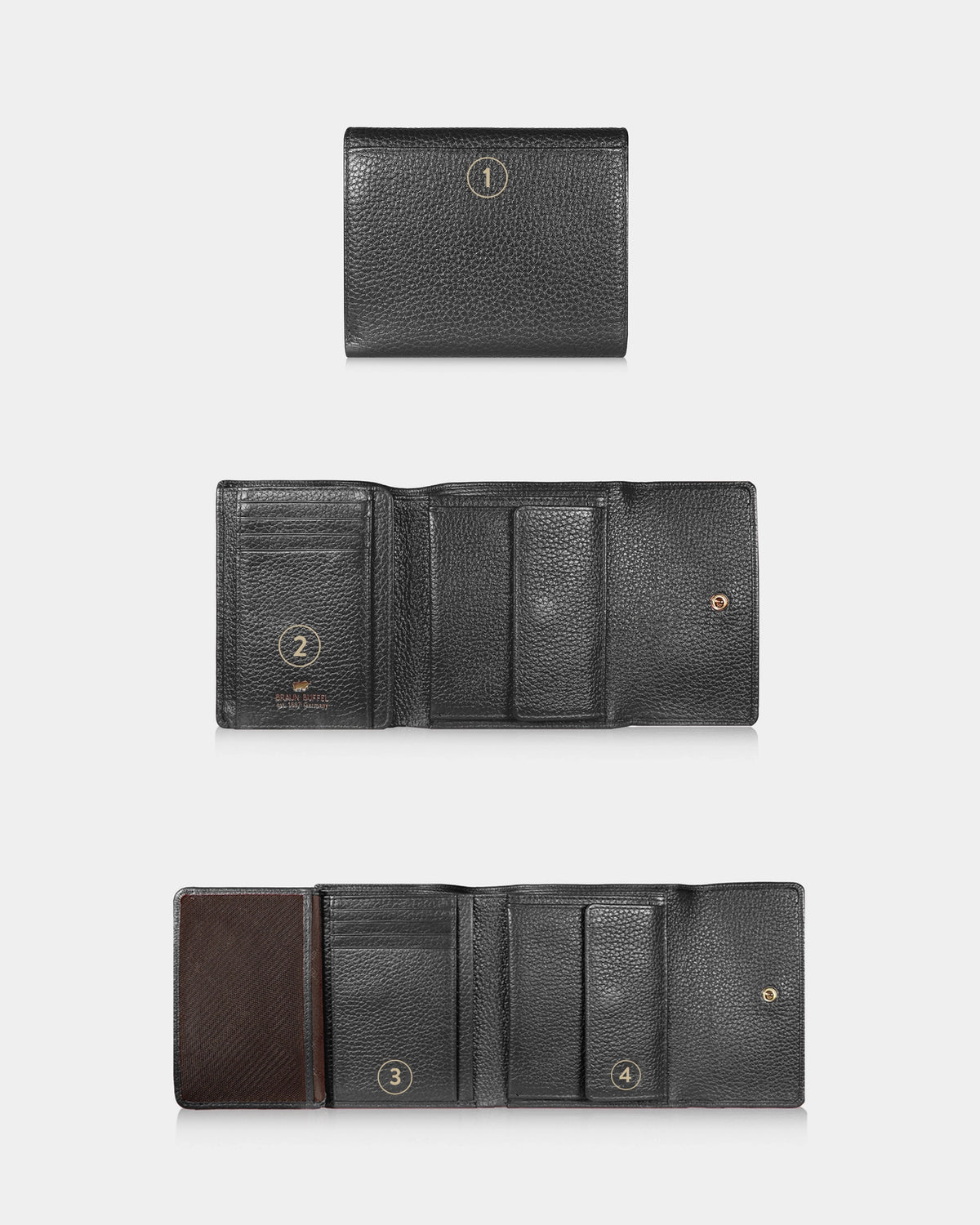 Personalisierung ASTI Geldbörse M 8CS schwarz