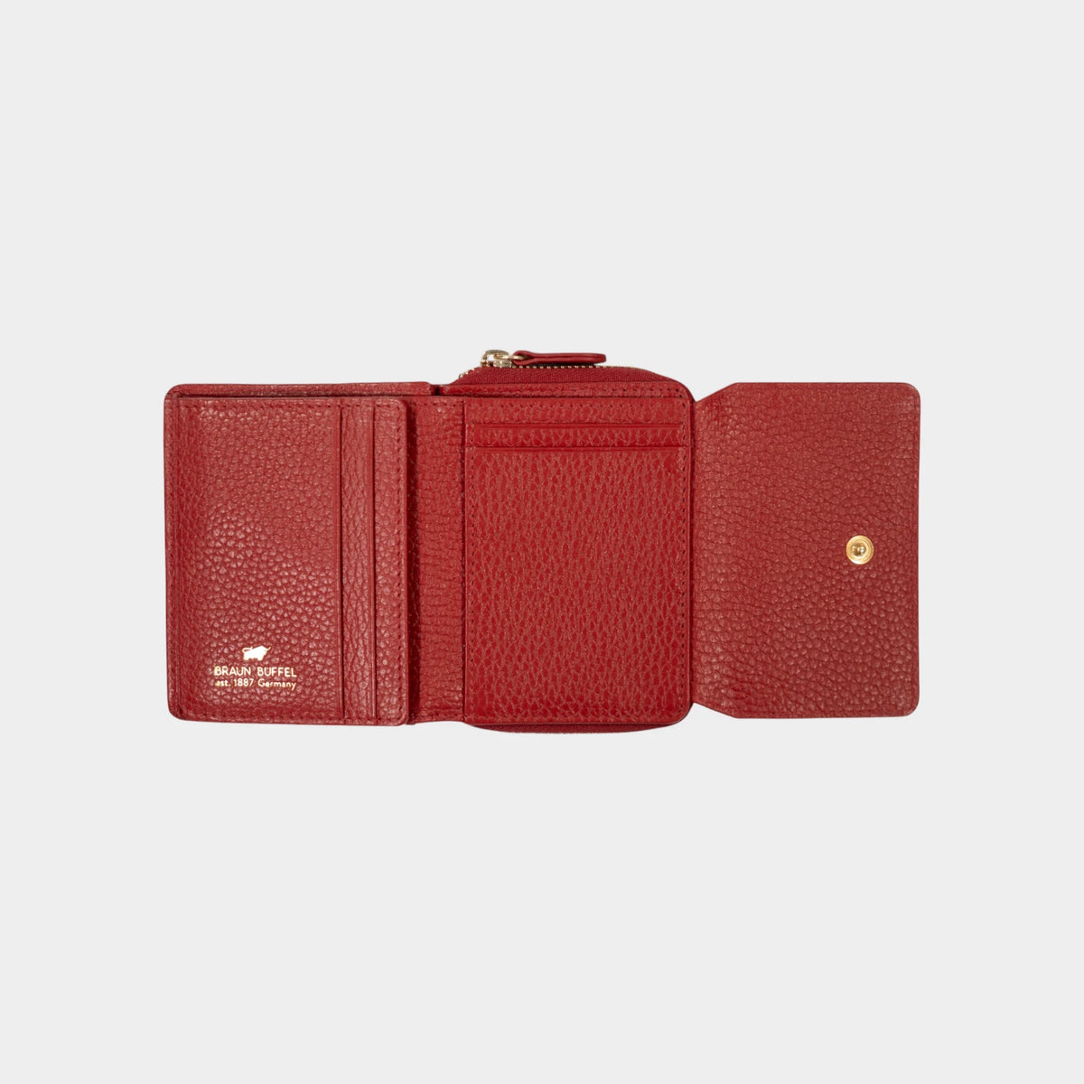 Innenansicht ASTI RV Geldbörse 6CS red