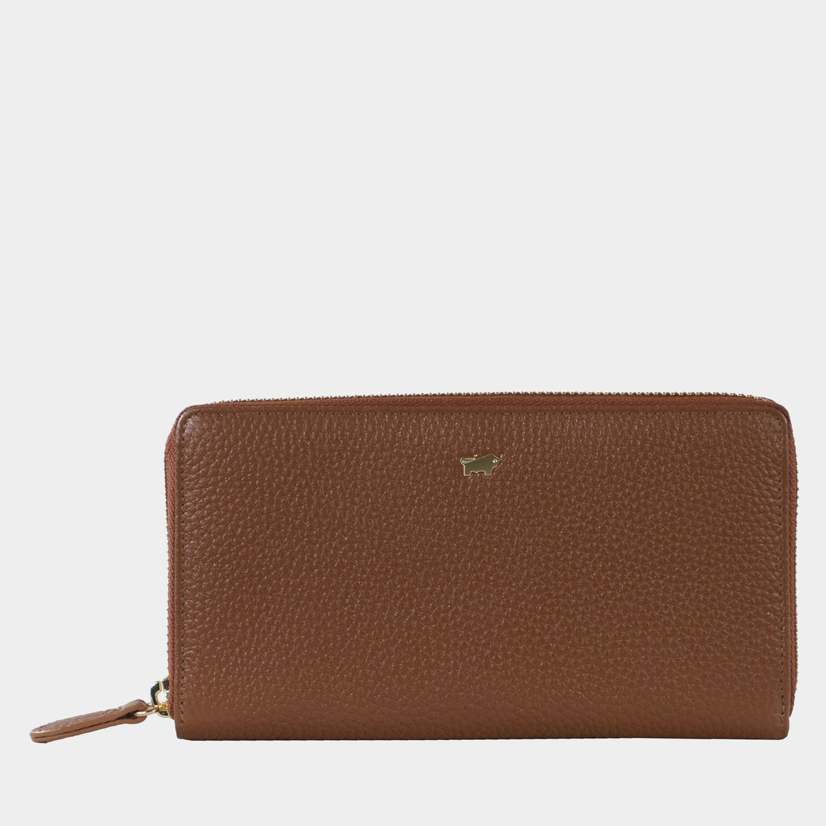 Frontansicht ASTI RV-Geldbörse 18CS saddle brown