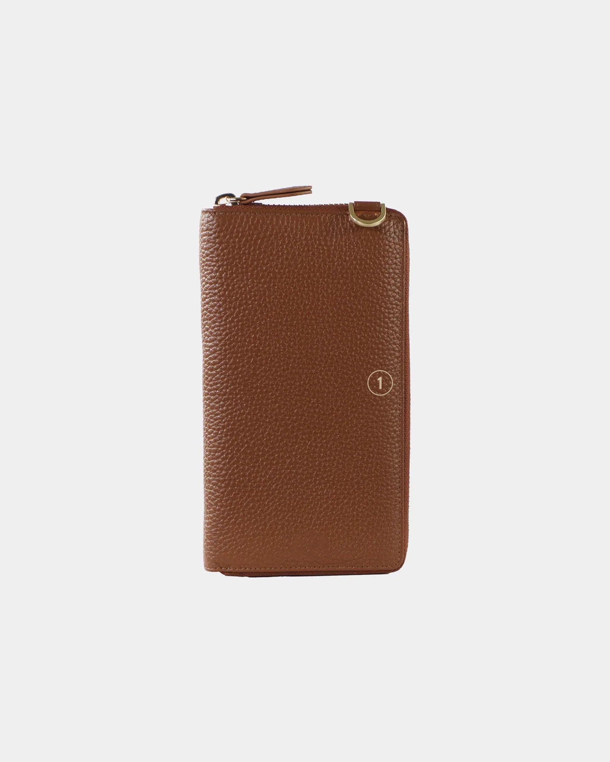 ASTI RV-Geldbörse mit Handyfach saddle brown