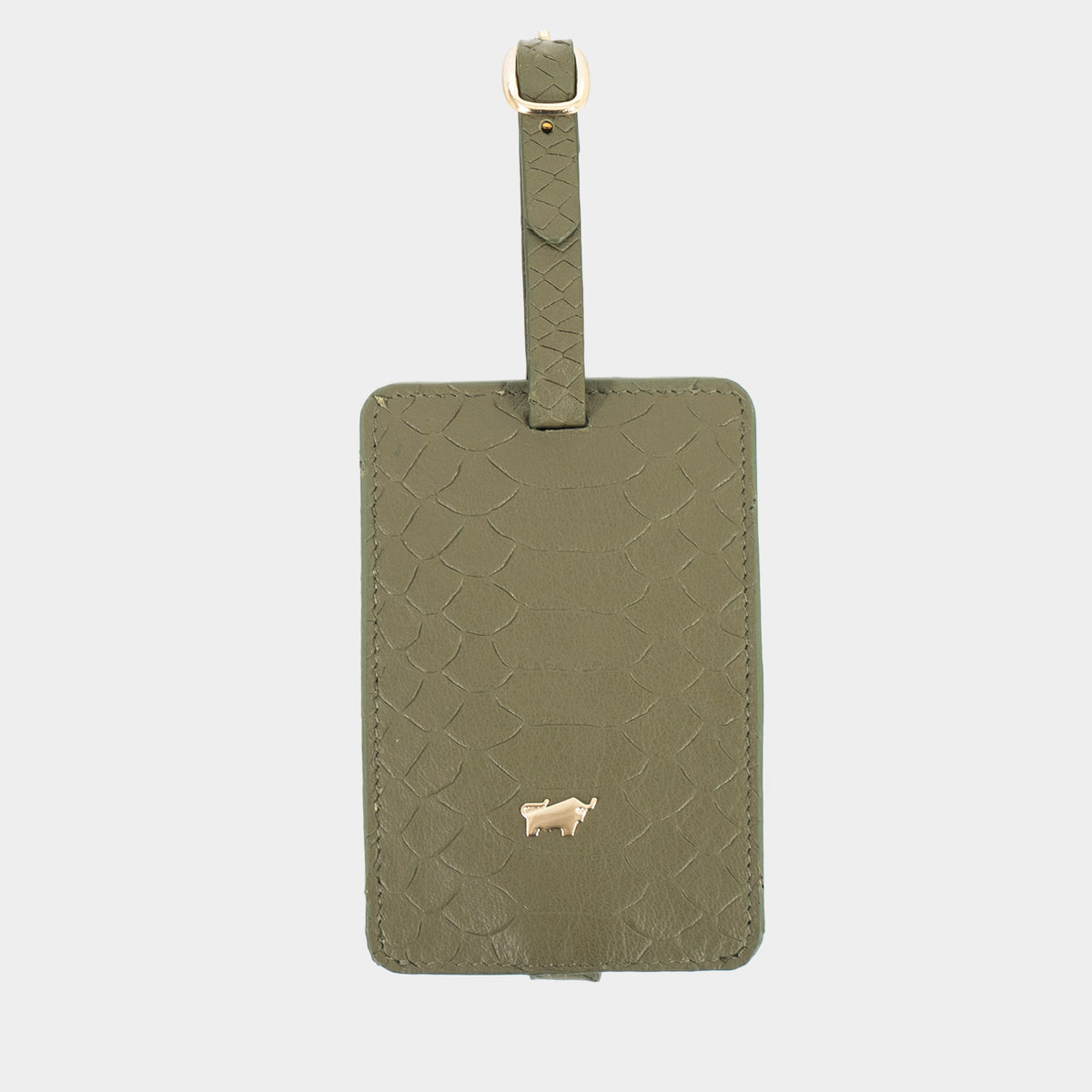 Frontansicht Gepäckanhänger olive