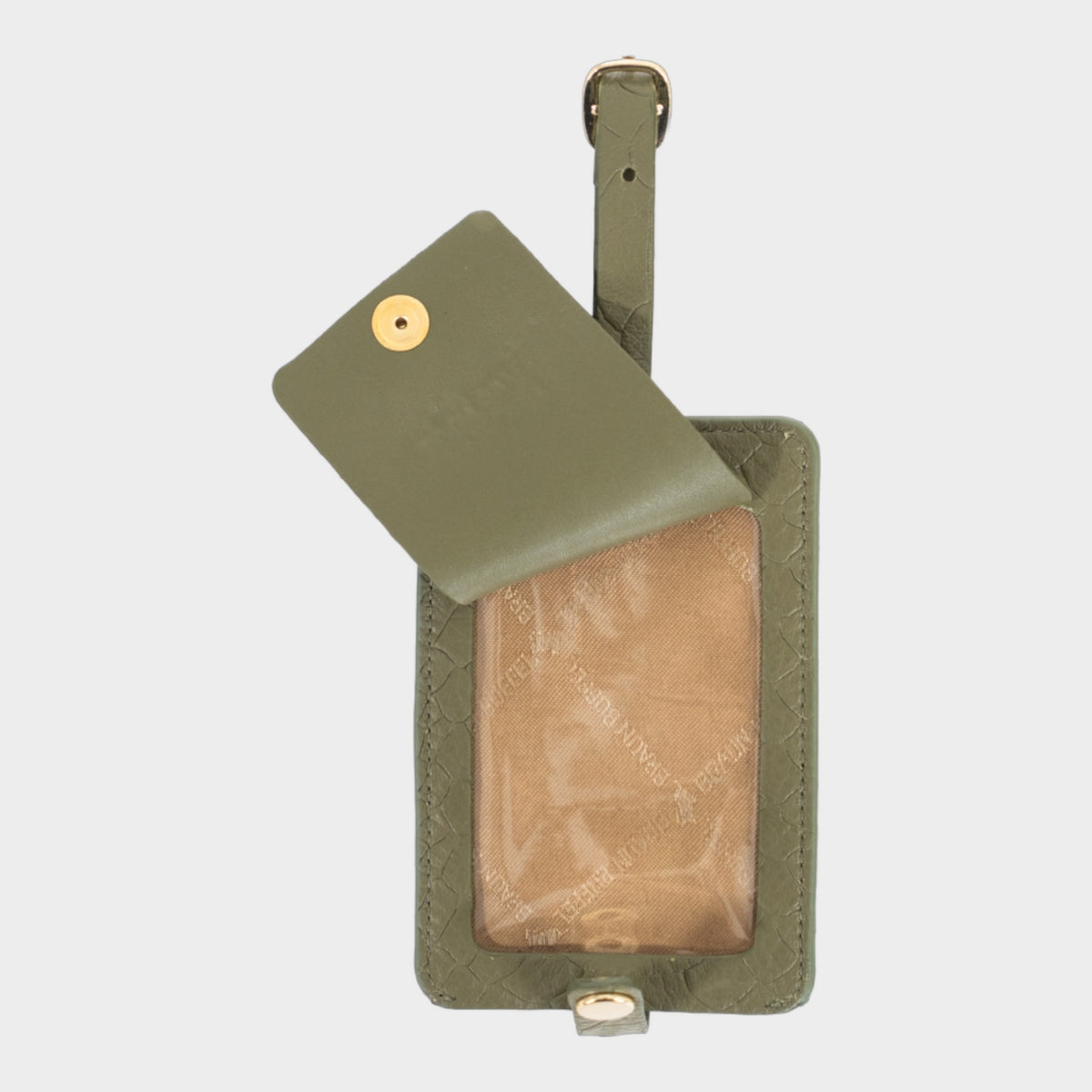 Innenansicht Gepäckanhänger olive