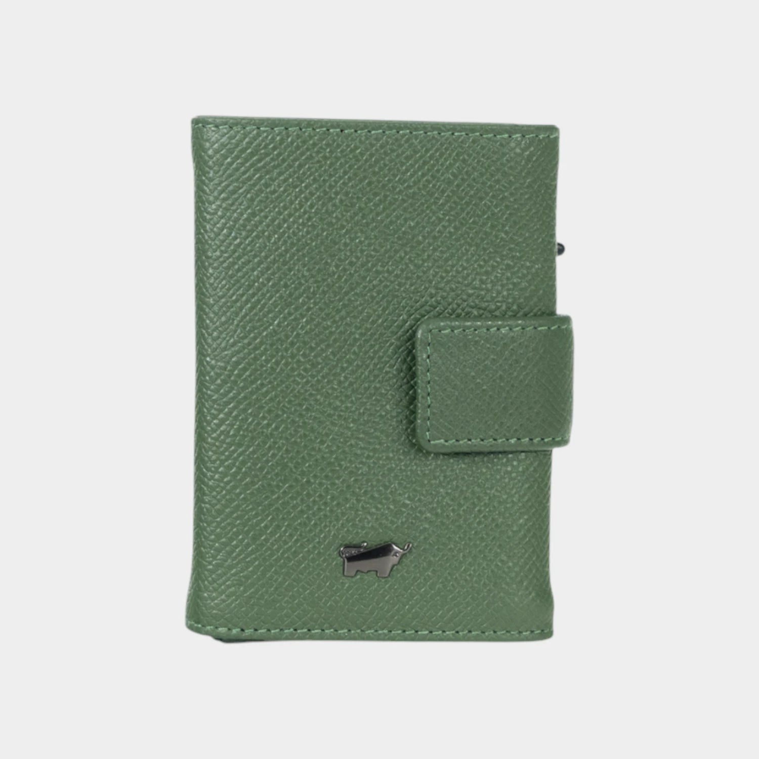 Frontansicht ROBIN RFID Slim Wallet RV grün