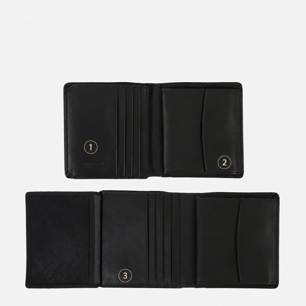 Personalisierungsbild BEN Geldbörse Carré 8CS black/black