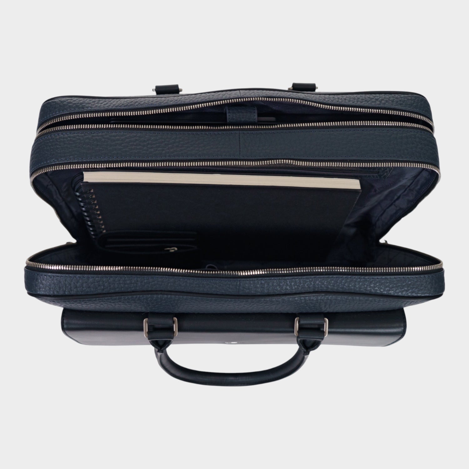 Innenansicht BEN Businesstasche navy/black