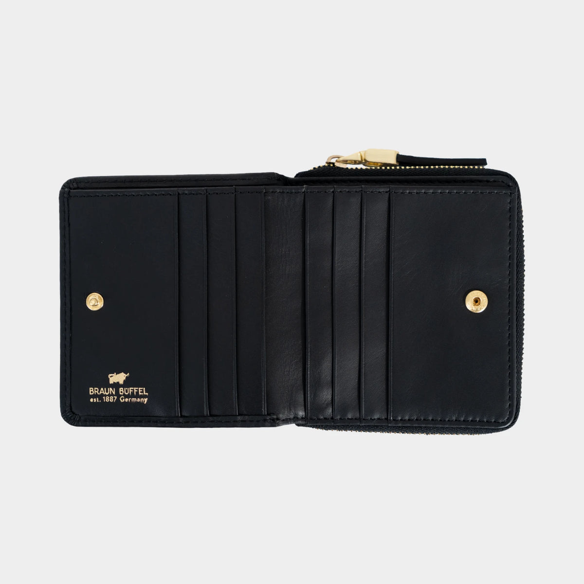 Innenansicht PAULINE RV-Geldbörse 6CS schwarz