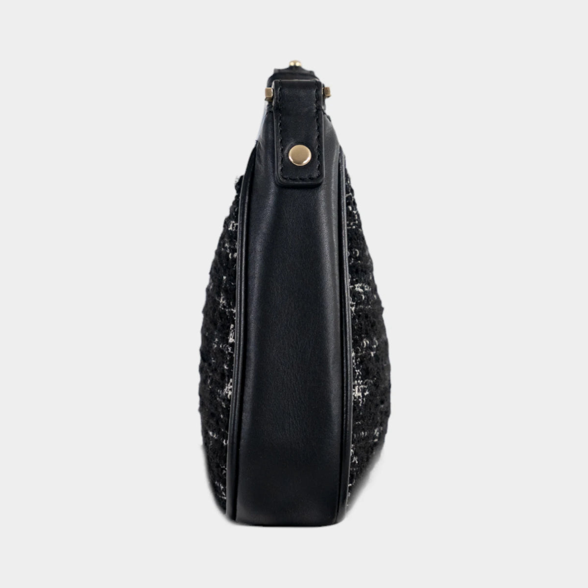 Seitenansicht PAULINE Mini Bag schwarz