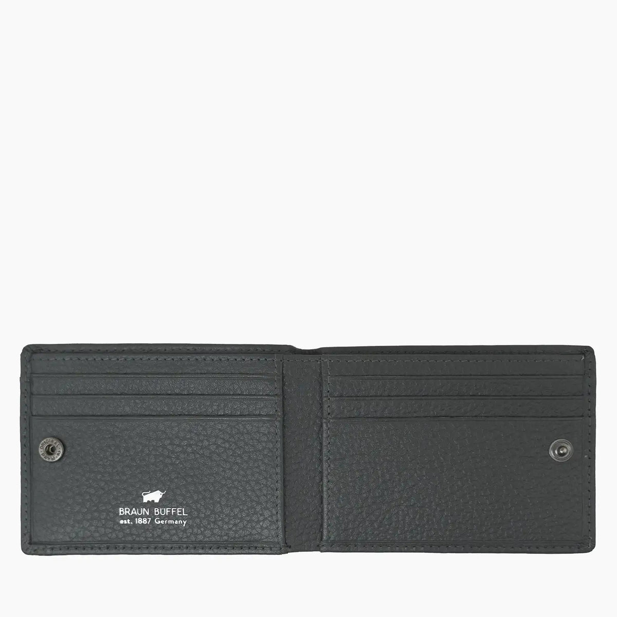 Innenansicht THEO RFID Geldbörse 6CS dark grey