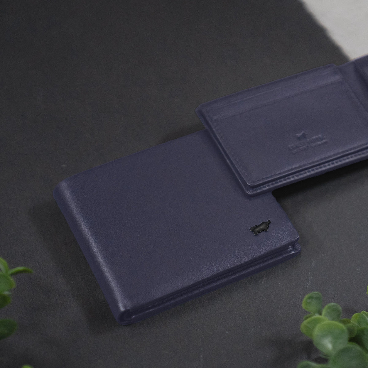 Keyfeature-1 HANNES RFID Geldbörse 4+4CS navy