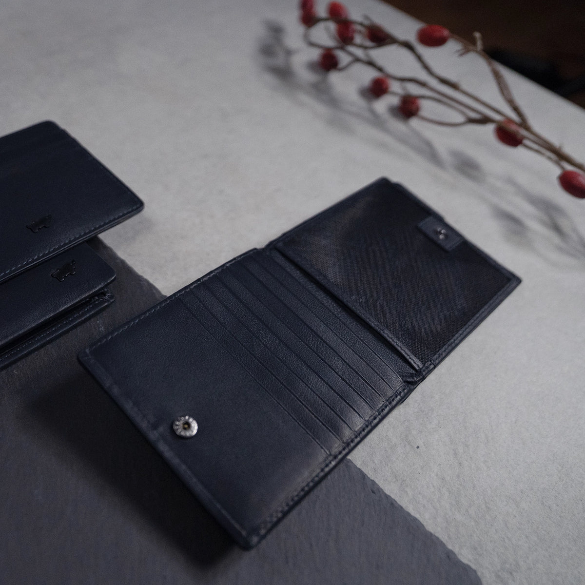 Keyfeature-1 HANNES RFID Geldbörse 12CS navy