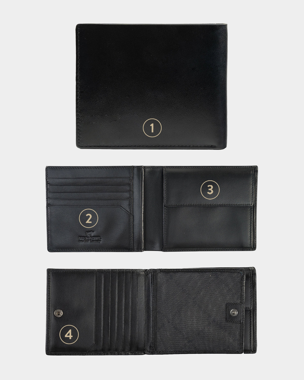 Personalisierungsbild ELIAS RFID Geldbörse 12CS schwarz