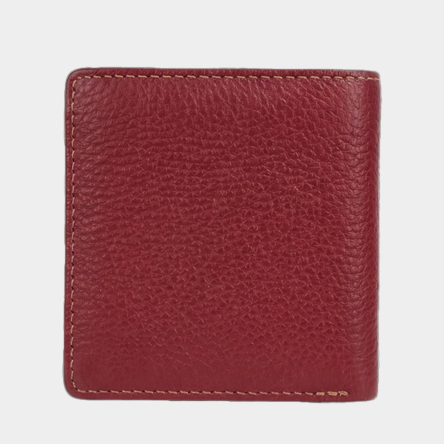 Rückansicht TONI Gelbörse Carre 8CS rot