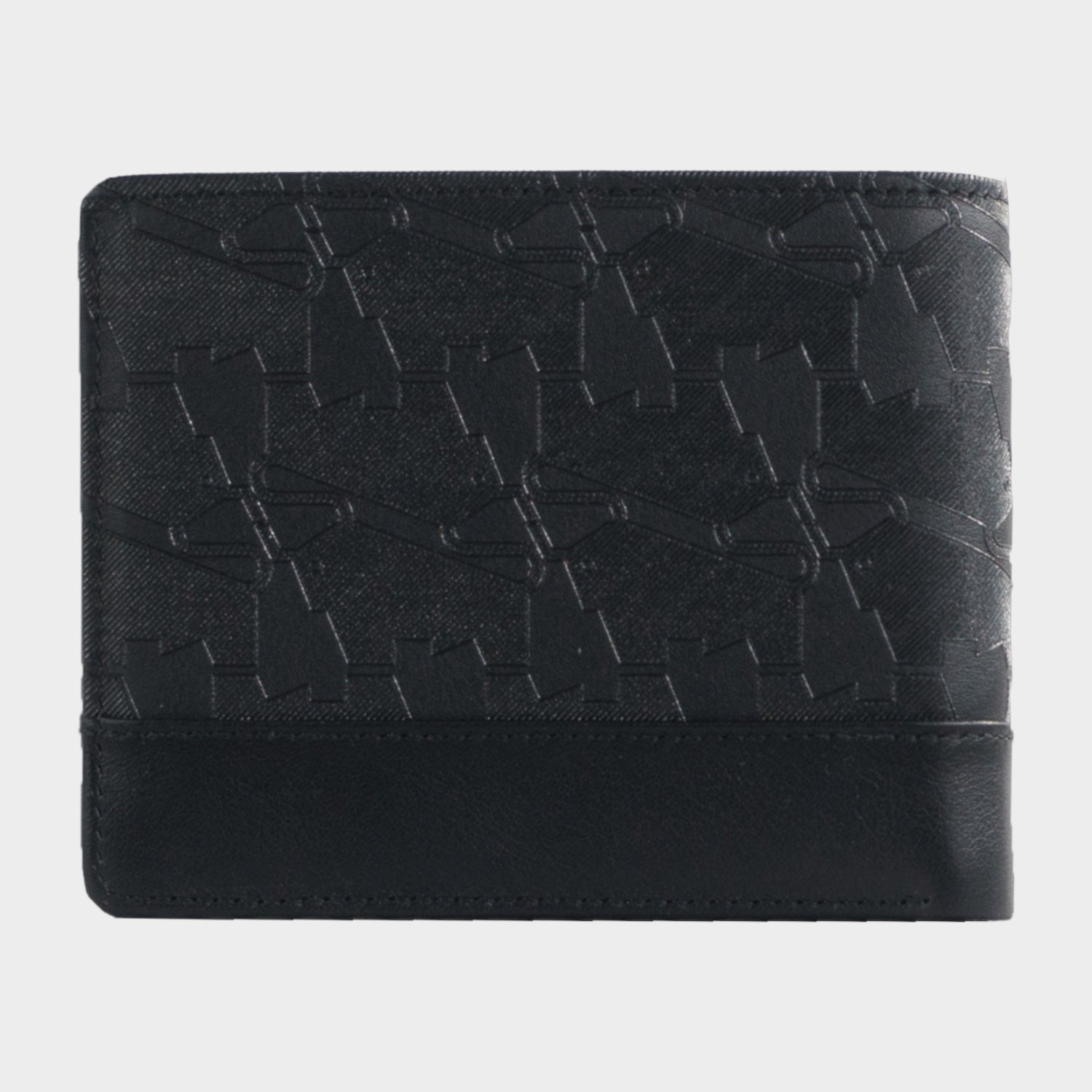 Rückansicht LEON RFID Geldbörse 4+3CS schwarz