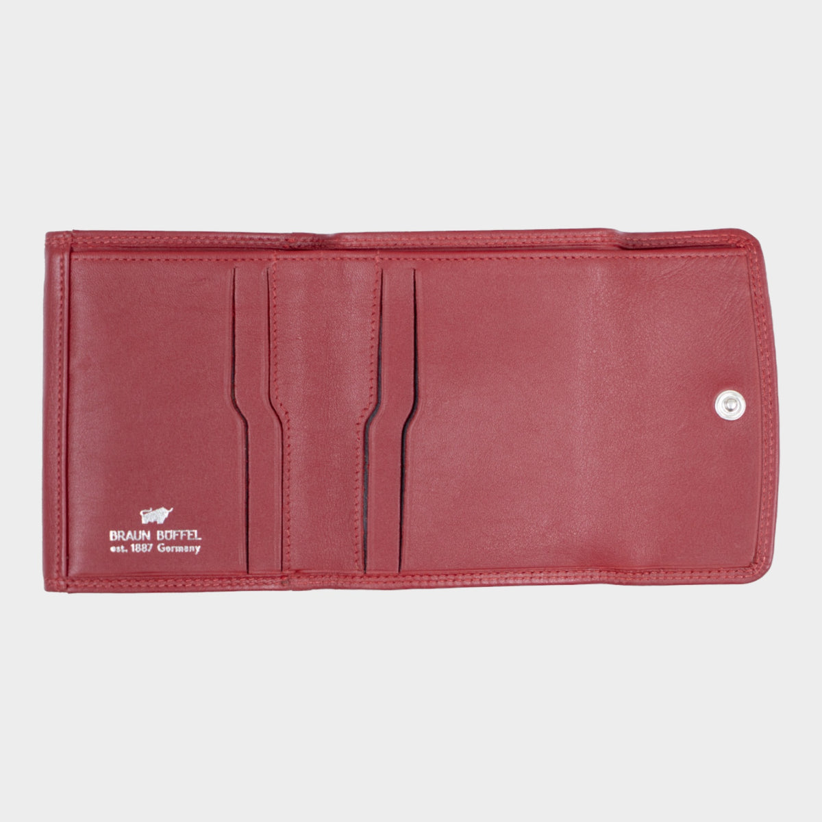 Innenansicht GOLF RFID Überschlags-Geldbörse S 4CS rot