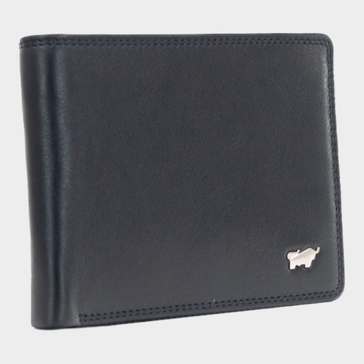 Schrägansicht GOLF RFID Geldbörse 4+3CS schwarz