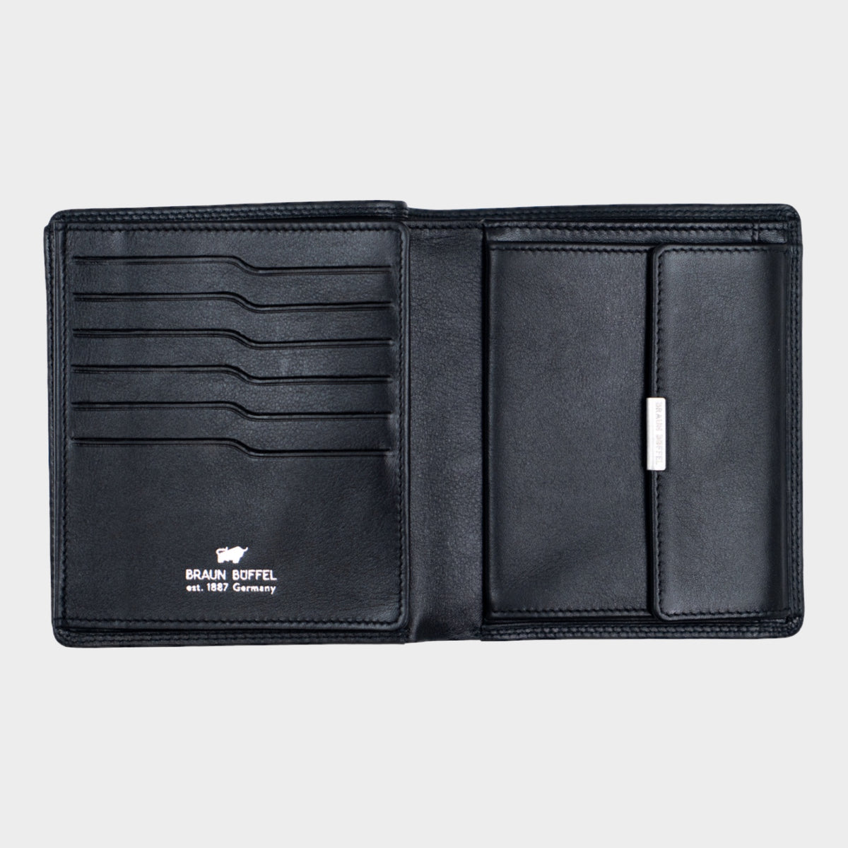 Innenansicht GOLF RFID Geldbörse H 12CS schwarz