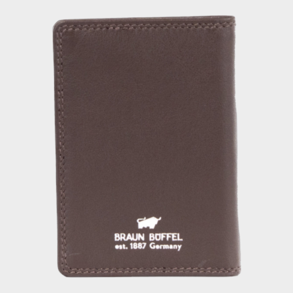 Rückansicht GOLF RFID Kartenetui 10CS braun