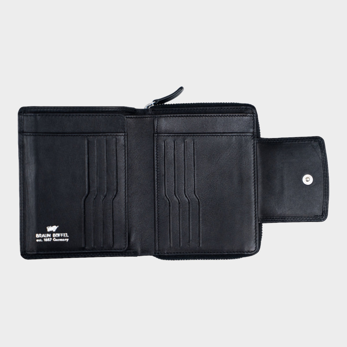 Innenansicht GOLF RFID RV-Geldbörse M 12CS schwarz