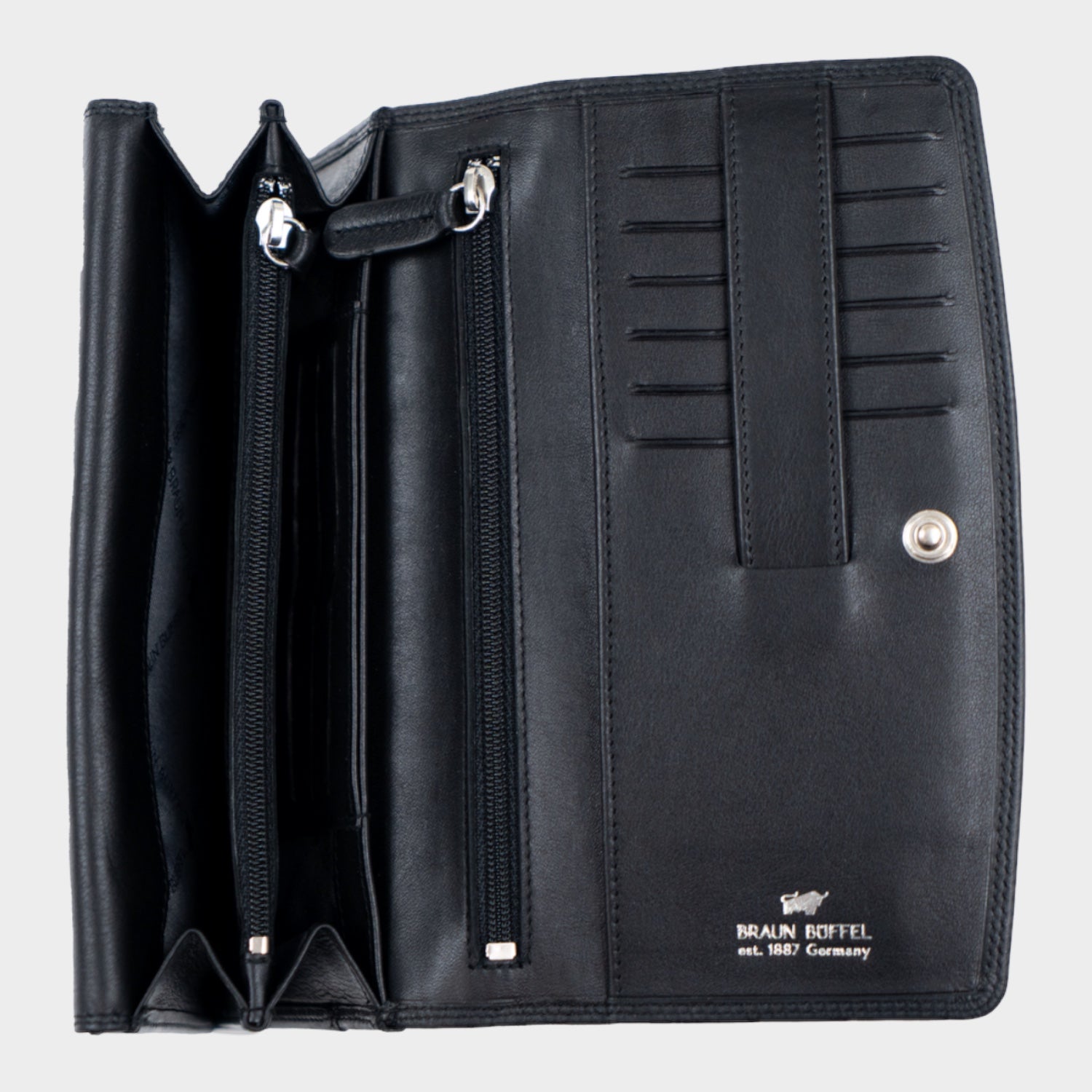 Innenansicht GOLF RFID Geldbörse L 9CS schwarz