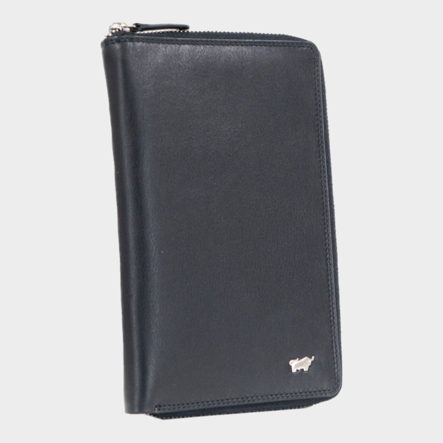 Schrägansicht GOLF RFID Brieftasche 16CS schwarz