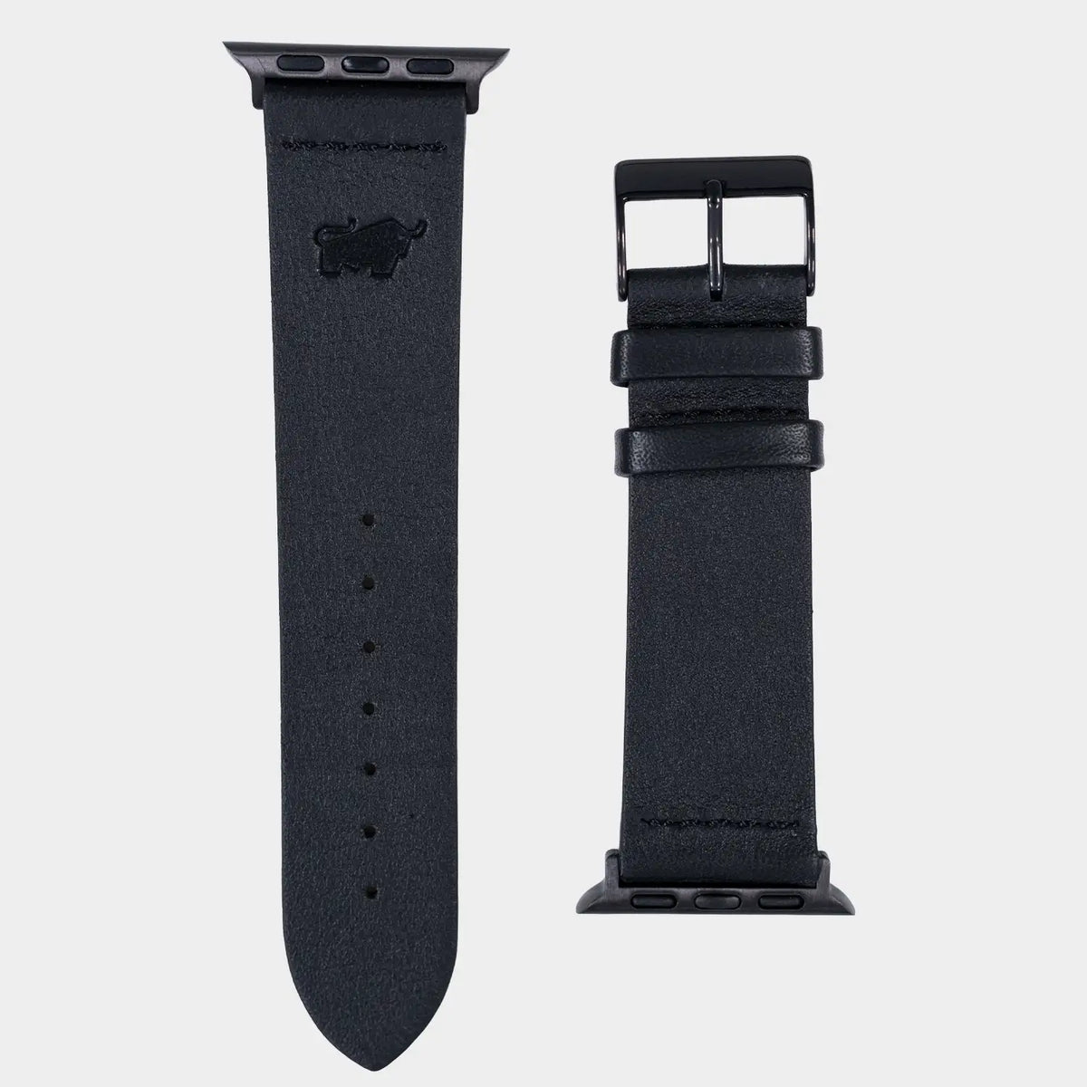 Frontansicht ARIZONA Armband für Apple Watch schwarz