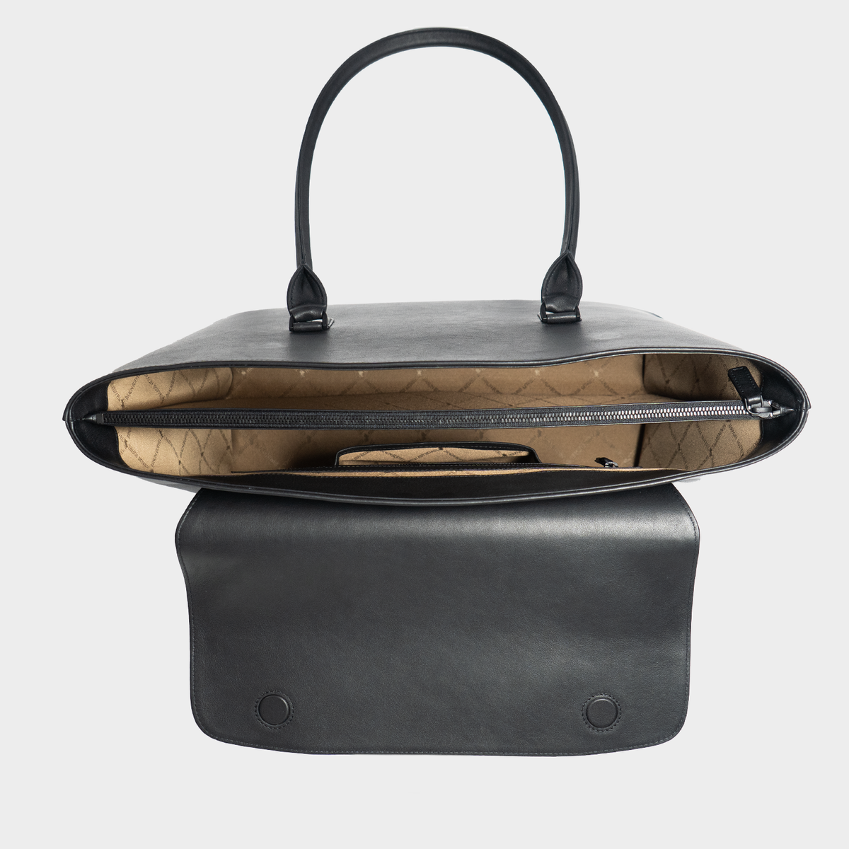 KAROLINE SIGNATURE Tote Large schwarz