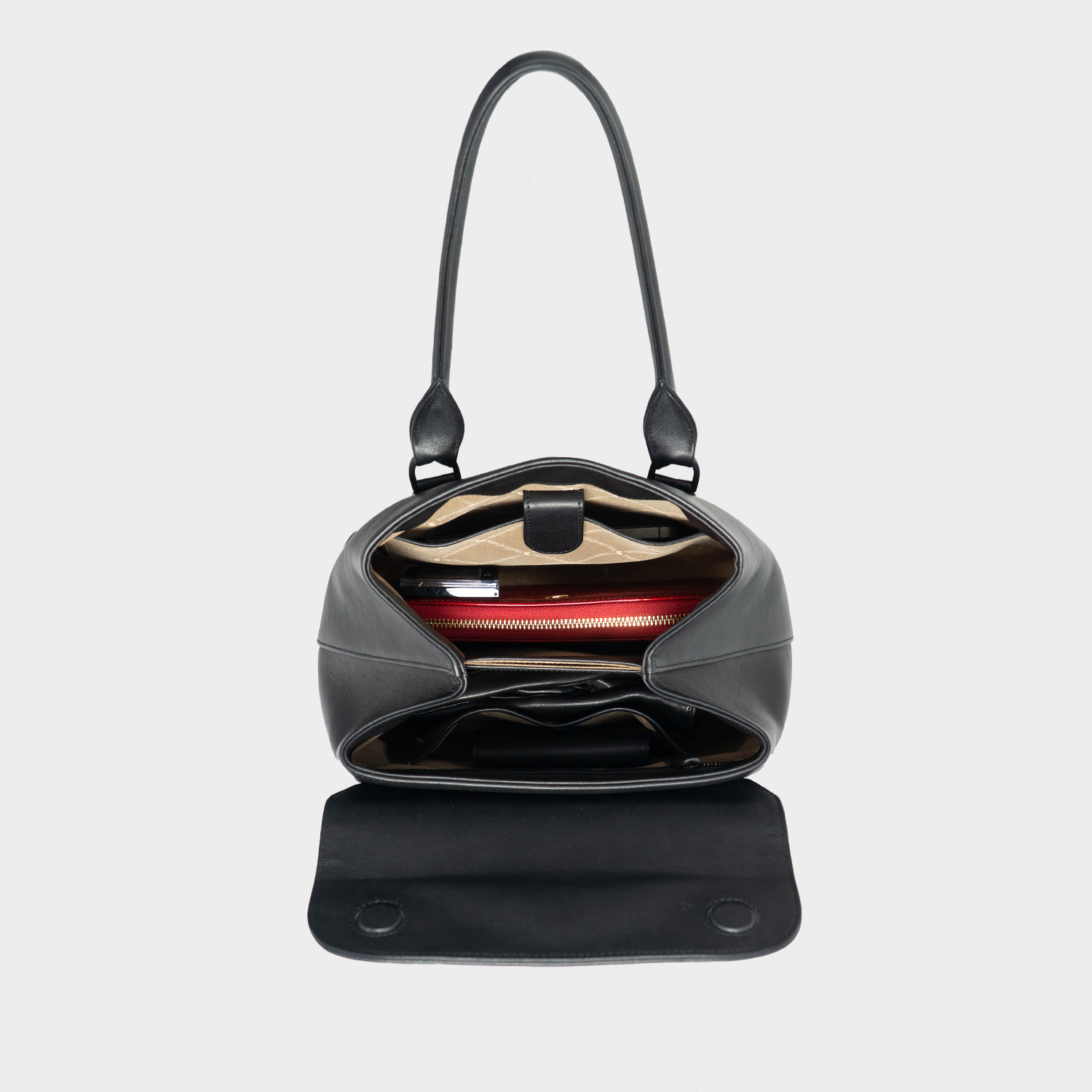 KAROLINE SIGNATURE Tote Small schwarz