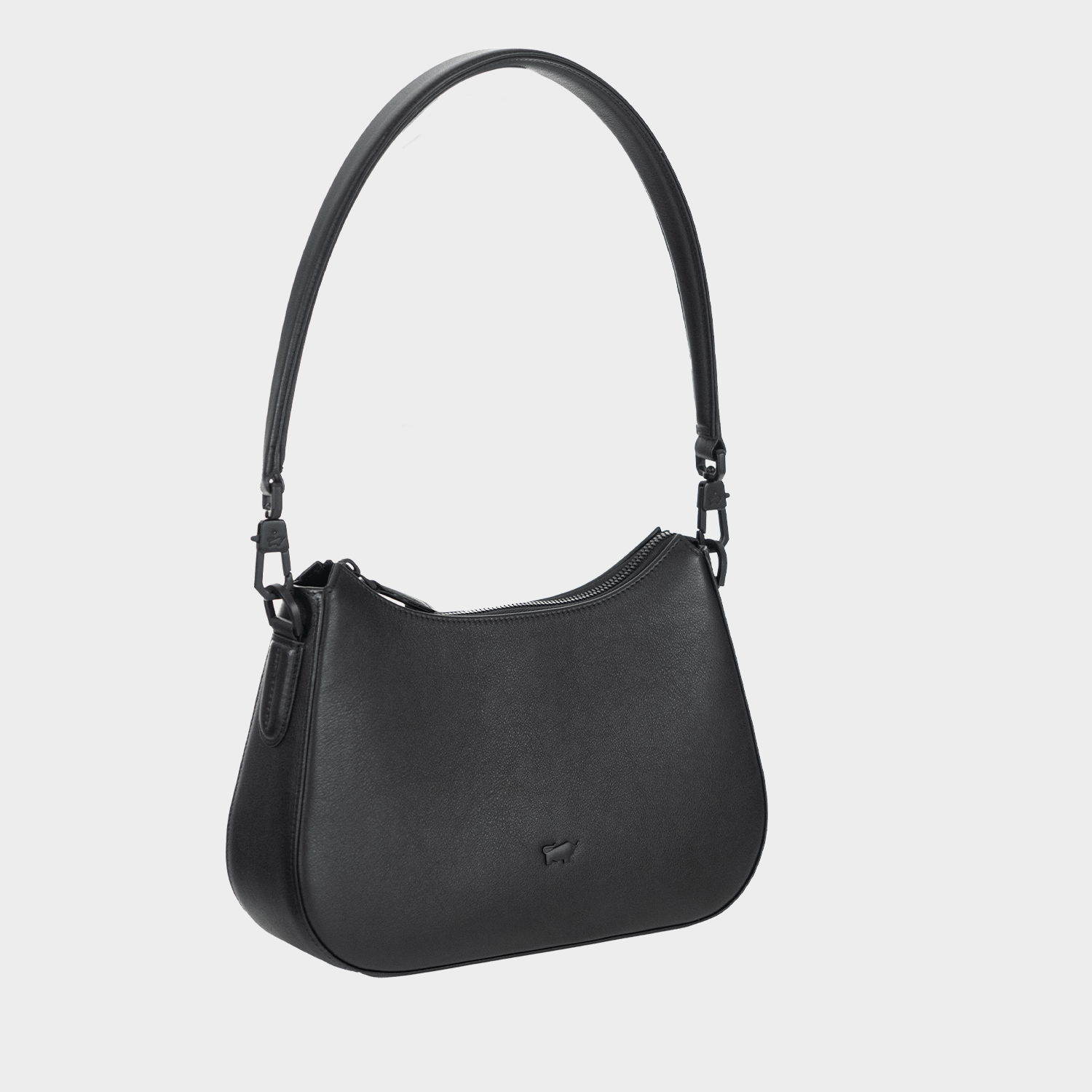 Schrägansicht KAROLINE SIGNATURE Mini Bag schwarz